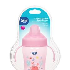 Colorful Akıtmaz Kulplu Antikolik Bardak 240 ml - Pembe