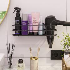 Banyo Aksesuarları Banyo Düzenleyici Yapışkanlı Saç Kurutma Makinesi Fön Makinesi Organizer Raf