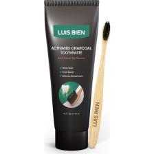 Luis Bien Aktif Karbon Diş Temizleme Macunu 75 ml - Bambu Diş Fırçası Set