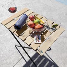 Mutfak Masası Katlanır Masa Yükseklik Ayarlı Ahşap Kamp Masası Piknik Masası Balkon Masası