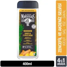 Le Petit Marseillais Men Zencefil ve Akdeniz Selvisi Duş Jeli 400 ml Duş Jeli