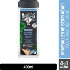 Le Petit Marseillais For Men Mineraller ve Sedir Ağacı 400 ml Şampuan ve Duş Jeli