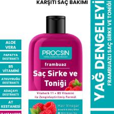 PROCSIN Yağ Dengeleyici Frambuazlı Saç Sirke ve Toniği 250 ML