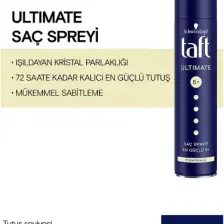 Taft Ultımate Sprey 250 Ml 1 Adet Kalıcı Tutuş Saç Spreyi