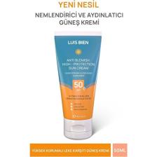 Luis Bien Leke Karşıtı Spf +50 Tüm Ciltler Için Yüksek Korumalı Güneş Kremi 50 ml