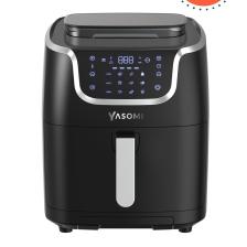 Yasomi Y77 XXL Buharlı Airfryer 7 lt Yağsız Siyah Fritöz
