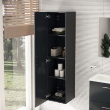 VitrA Mia 66167 Boy Dolabı, 35 cm, Parlak Antrasit