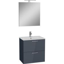 VitrA Mia 75102 Banyo Dolabı Seti Çekmeceli 60 cm Antrasit
