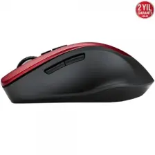 Asus WT425 Kablosuz Optik Sessiz Tıklama Özellikli Kırmızı Mouse