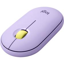 Logitech M350 Pebble Sessiz Kablosuz Kompakt Mouse - Lila