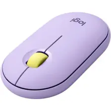 Logitech M350 Pebble Sessiz Kablosuz Kompakt Mouse - Lila