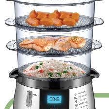 Biofit Led Ekranlı 120 Dakika Zaman Ayarlı 10 lt Dijital Buharlı Pişirici Gm7268d