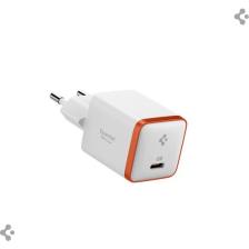 Spigen 30W USB-C Ultra Mini Hızlı Şarj Aleti Samsung PPS / Isı Düşürücü GaN Destekli Akım Korumalı Güç Adaptörü iPhone & Android & iPad & MacBook Type-C White - ACH08449
