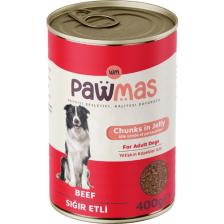 Pawmas Sığır Etli Yetişkin köpek Konservesi 400 gr