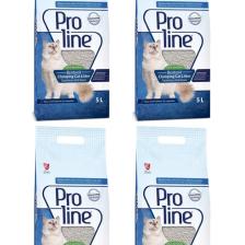 Proline Parfümsüz Topaklanan 5 lt 4'lü Bentonit Kedi Kumu