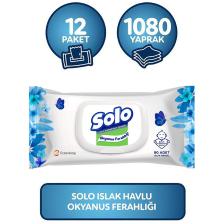 Islak Havlu Okyanus Ferahlığı 12'li Set 1080 Yaprak
