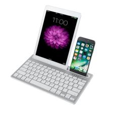 Cloody Beyaz Bluetooth Ultra Ince+şarjlı Mac/win/android/ıos Uyumlu Tablet Standlı Kablosuz Klavye