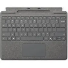 Microsoft Surface Pro Copilot+ (11. Sürüm), Pro 10, Pro 9, Pro 8 ve Pro x Uyumlu Q Us Ingilizce Klavye (Kalemsiz) – Gri – 8XA-00238