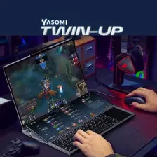 Yasomi Twin-up 2tb Ssd 16" Core I7 Ddr4 10850h Işlemci Win11pro Çift Ssd Çift Ekran Dizüstü Bilgisayar