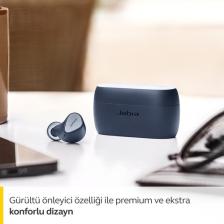 Jabra Elite 3 Kulak İçi Bluetooth Kulaklık - Kişiselleştirilebilir Ses ve Mono Modu ile 4 Mikrofonlu ve Gürültü Önleyici Özellikli Gerçek Kablosuz Kulaklık - Lacivert