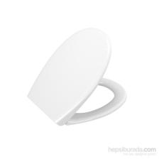 VitrA 84-003-009 Universal Sesyok Klozet Kapağı, Yavaş Kapanır, Beyaz