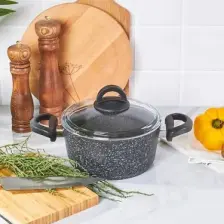 Karaca Dark Stone Bio Granit 24 cm Tencere