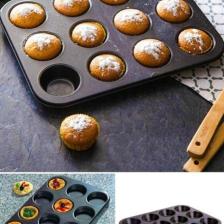 12’li Muffin Kek Kalıbı – Dayanıklı, Çok Amaçlı Fırın Kalıbı