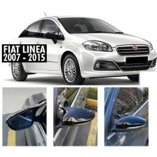 Fiat Linea Uyumlu (2007-2015) Batman Yarasa Ayna Kapağı (PARLAK SİYAH)