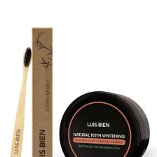 Aktif Karbon Diş Temizleme Tozu 50 gr + Bambu Diş Fırçası Set