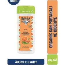 Organik Kan Portakalı Ve Biberiye Duş Jeli 400 ml X2