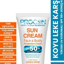 Yüksek Uv Korumalı Koyu Leke Önleyici Spf 50 Güneş Kremi 50 ml
