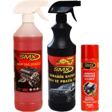 Smx Ağır Yağ Sökücü/ Seramik Katkılı Hızlı ve Pratik Cila/Susuz Motor Temizleme Spreyi
