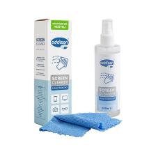 Addıson 300870 Ekran Temizleyici Sprey 200ML + Mikrofiber Bez