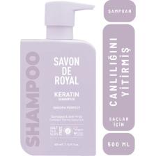 Savon De Royal - Kreatin Yağı - Canlılığını Yitirmiş Saçlar Için Pürüssüz Etkili Şampuan 500 Ml