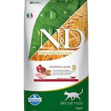 N&amp;D Düşük Tahıllı Tavuklu ve Narlı Kısırlaştırılmış 10 kg Yetişkin Kedi Maması